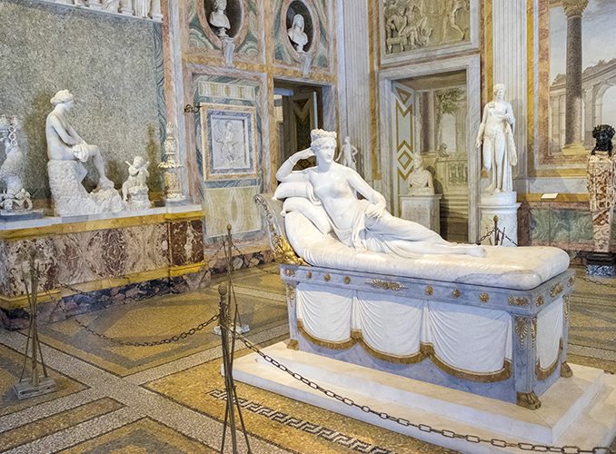 Galleria Borghese - Paolina Bonaparte di Canova