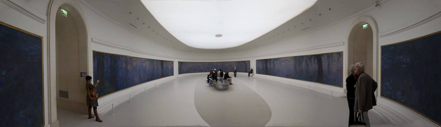 Panorama Interior of Musée de l'Orangerie Panorama Interior of Musée de l'Orangerie